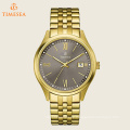 Herren Quarz Edelstahl Casual Watch, Farbe: Gold-getont 72538